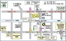 seoul hostel map